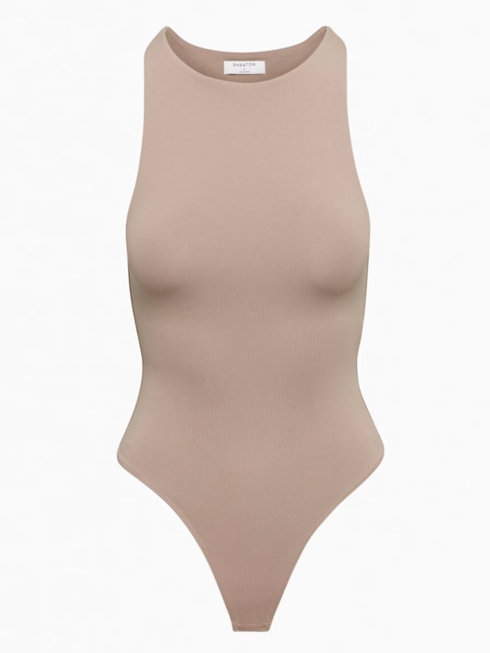 Aritzia Babaton Contour '90s Bodysuit | Warm Taupe